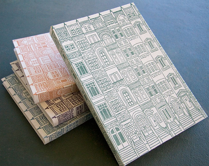 Igloo Letterpress brownstones journals illustrated by Chandler O'Leary