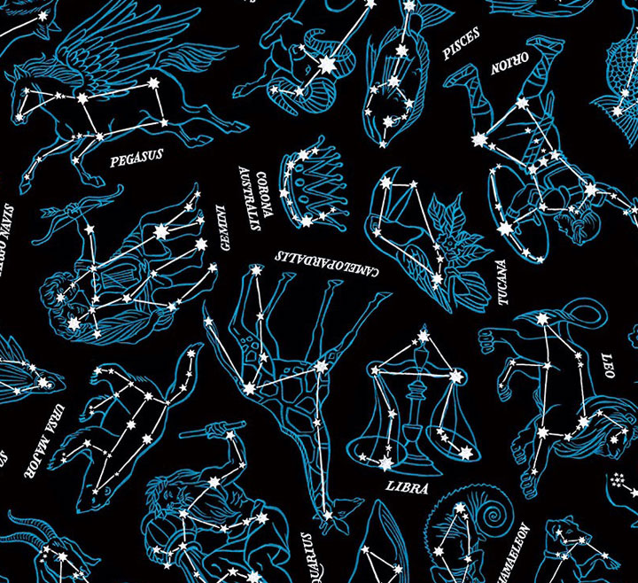 Constellation pattern illustrated by Chandler O'Leary