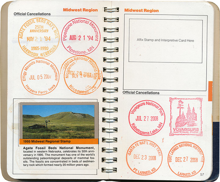 National Park Passport Cancellation Stamp Stickers- Custom Passport Stamps