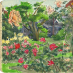 Ladd's Addition Flowers sketch print
