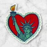 Lady Liberty Sticker