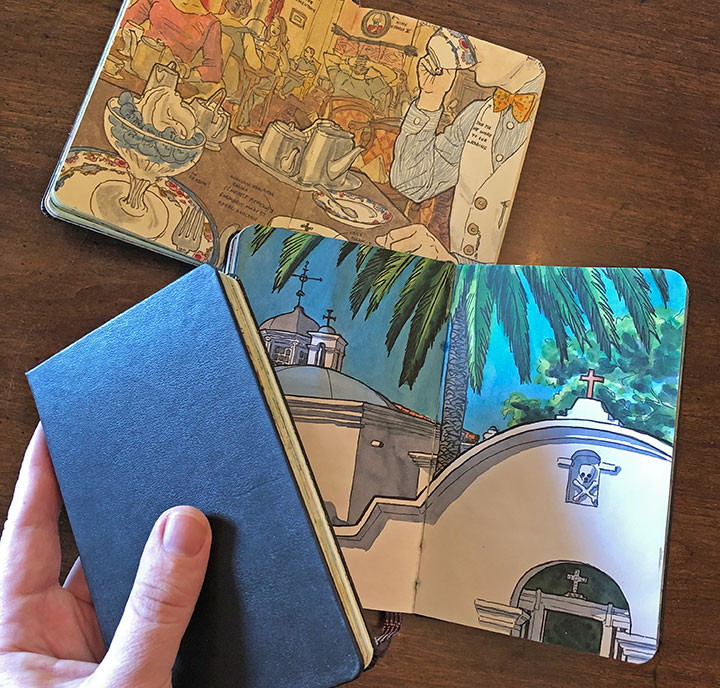 Sketchbook building blocks