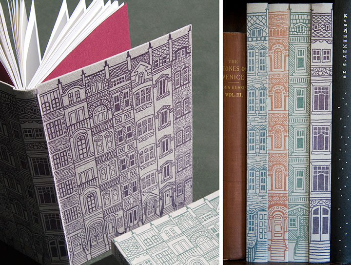 Igloo Letterpress journals illustrated by Chandler O'Leary