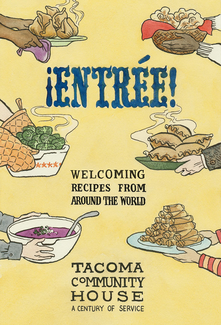 "Entrée!" cookbook illustrated by Chandler O'Leary