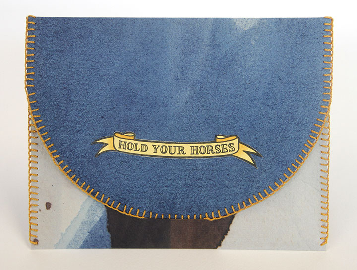 "Hold Your Horses" artist book by Chandler O'Leary
