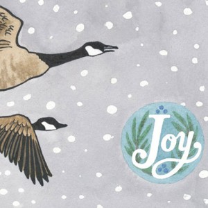 Geese holiday card