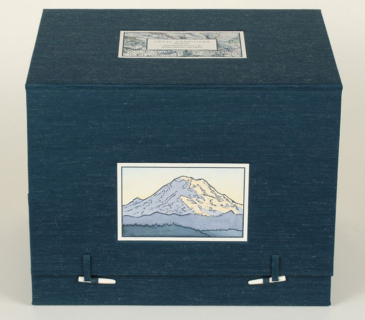 "Local Conditions" artist book about Mt. Rainier by Chandler O'Leary