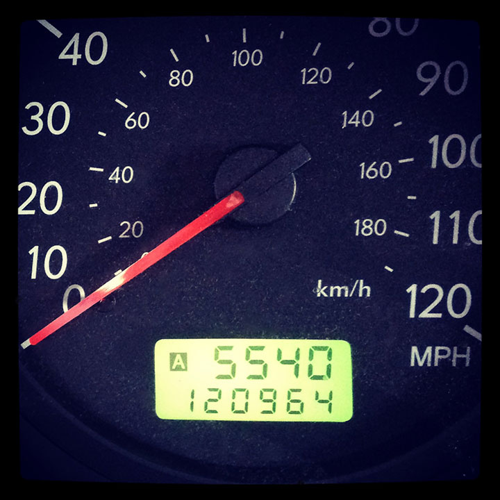 Odometer photo by Chandler O'Leary