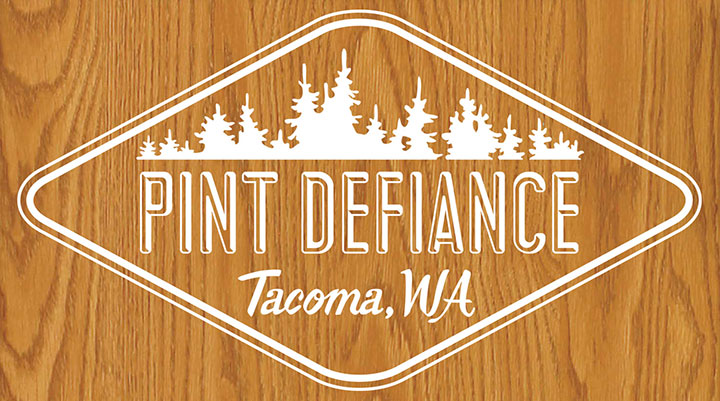 "Pint Defiance" logo designed by Chandler O'Leary