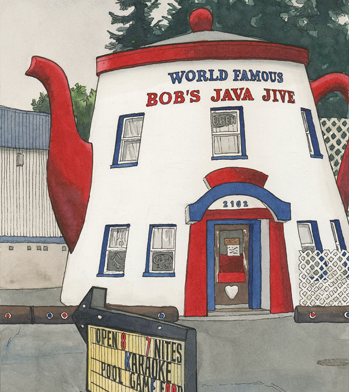 Bob's Java Jive illustration by Chandler O'Leary