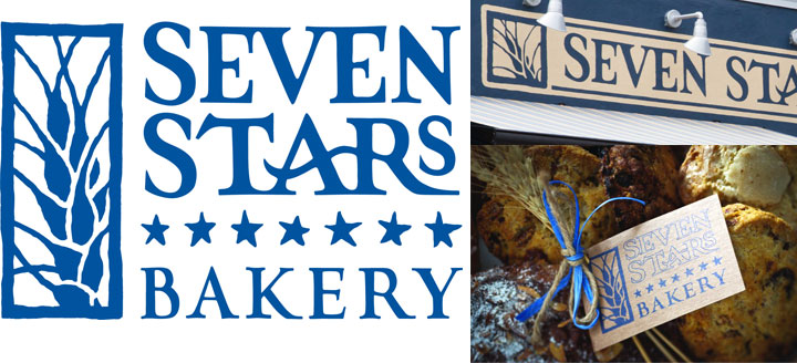 Seven Stars Bakery logo by Chandler O'Leary