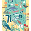 Nevada card from the 50 States series illustrated and hand-lettered by Chandler O'Leary