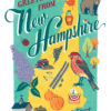 New Hampshire card from the 50 States series illustrated and hand-lettered by Chandler O'Leary