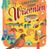 Wisconsin card from the 50 States series illustrated and hand-lettered by Chandler O'Leary