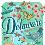 Detail of Delaware illustration by Chandler O'Leary