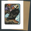 Tufted Puffin card by Chandler O'Leary