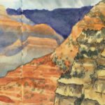 Grand Canyon sketchbook print by Chandler O'Leary