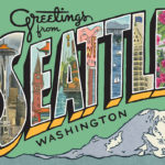 Greetings from Seattle card by Chandler O'Leary