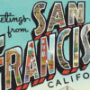 Detail of "Greetings From San Francisco" illustration by Chandler O'Leary