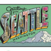 "Greetings From Seattle" illustration by Chandler O'Leary