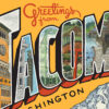 Detail of "Greetings From Tacoma" illustration by Chandler O'Leary