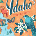 Detail of Idaho illustration by Chandler O'Leary
