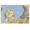 Ponte Sant'Angelo (angel statue) postcard illustrated by Chandler O'Leary