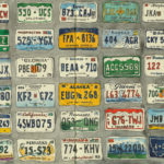 License Plates sketchbook print by Chandler O'Leary