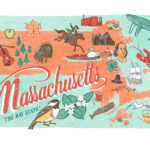 Massachusetts illustration by Chandler O'Leary