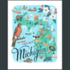 Michigan illustration by Chandler O'Leary