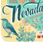 Detail of Nevada illustration by Chandler O'Leary