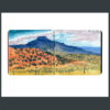 New Mexico Pedernal Mountain sketchbook print by Chandler O'Leary