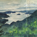 Orcas Island sketchbook print by Chandler O'Leary