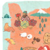 Detail of Oregon illustration by Chandler O'Leary