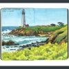 Pigeon Point Lighthouse sketchbook print by Chandler O'Leary