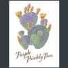 Purple Prickly Pear print by Chandler O'Leary
