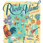 Detail of Rhode Island illustration by Chandler O'Leary