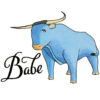Babe the Blue Ox temporary tattoo by Chandler O'Leary