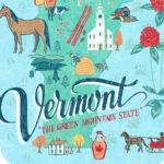 Detail of Vermont illustration by Chandler O'Leary