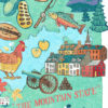 Detail of West Virginia illustration by Chandler O'Leary