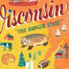 Detail of Wisconsin illustration by Chandler O'Leary