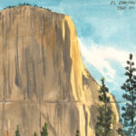 Yosemite National Park sketchbook print by Chandler O'Leary
