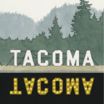 Detail of You'll Like Tacoma postcard by Chandler O'Leary